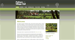 Desktop Screenshot of pethamvillagehall.org